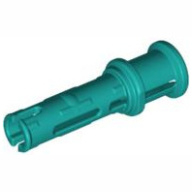 Lego pin velký dutý délka 3L, tmavě tyrkysová (4111958, 4120240, 4140804)